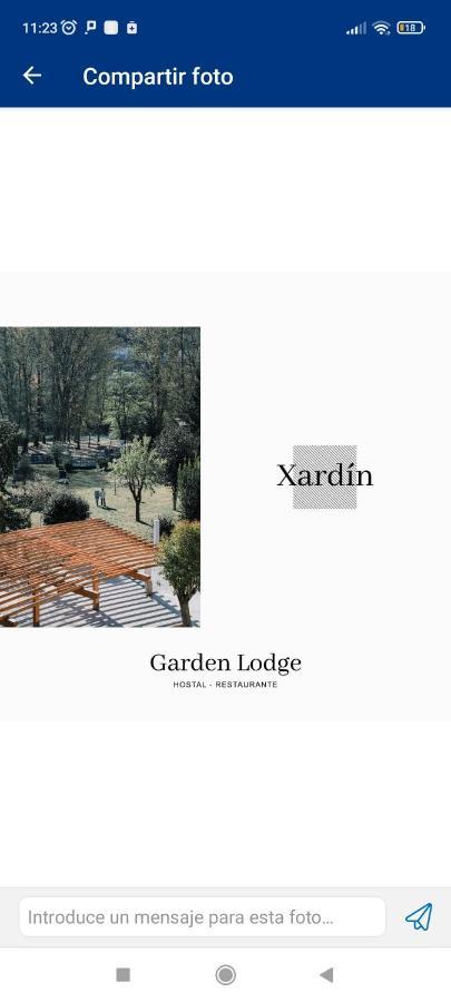 Garden Lodge Hostal Evencio Ribadavia Bagian luar foto